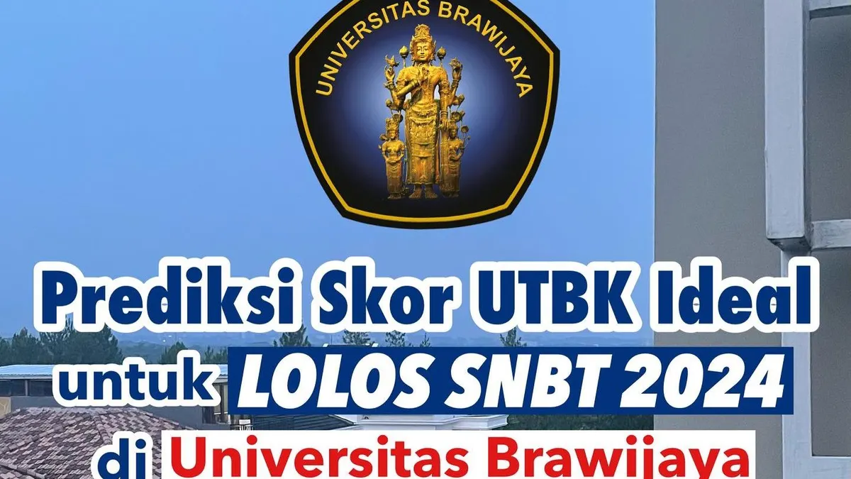 Informasi terkait prediksi skor UTBK lolos SNBT Universitas Brawijaya tahun 2024 ini ada dari berbagai jurusan.