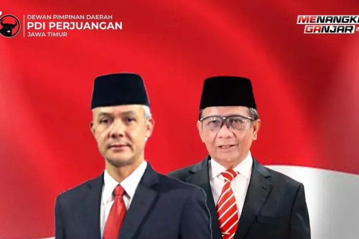Ganjar Pranowo dan Mahfud MD