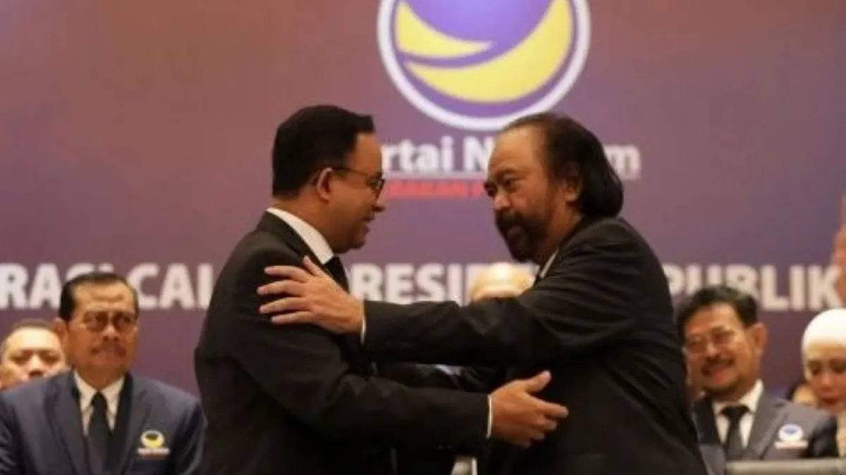 Anies Baswedan dan Surya Paloh