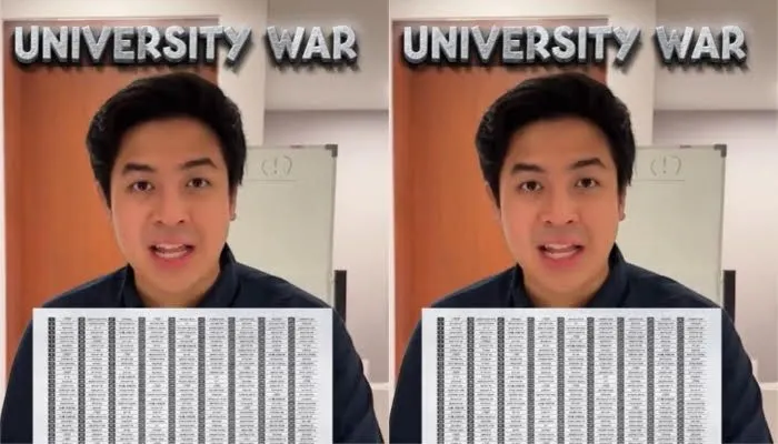 Jerome Polin berbagi tips cara mengerjakan soal University War yang viral di TikTok 