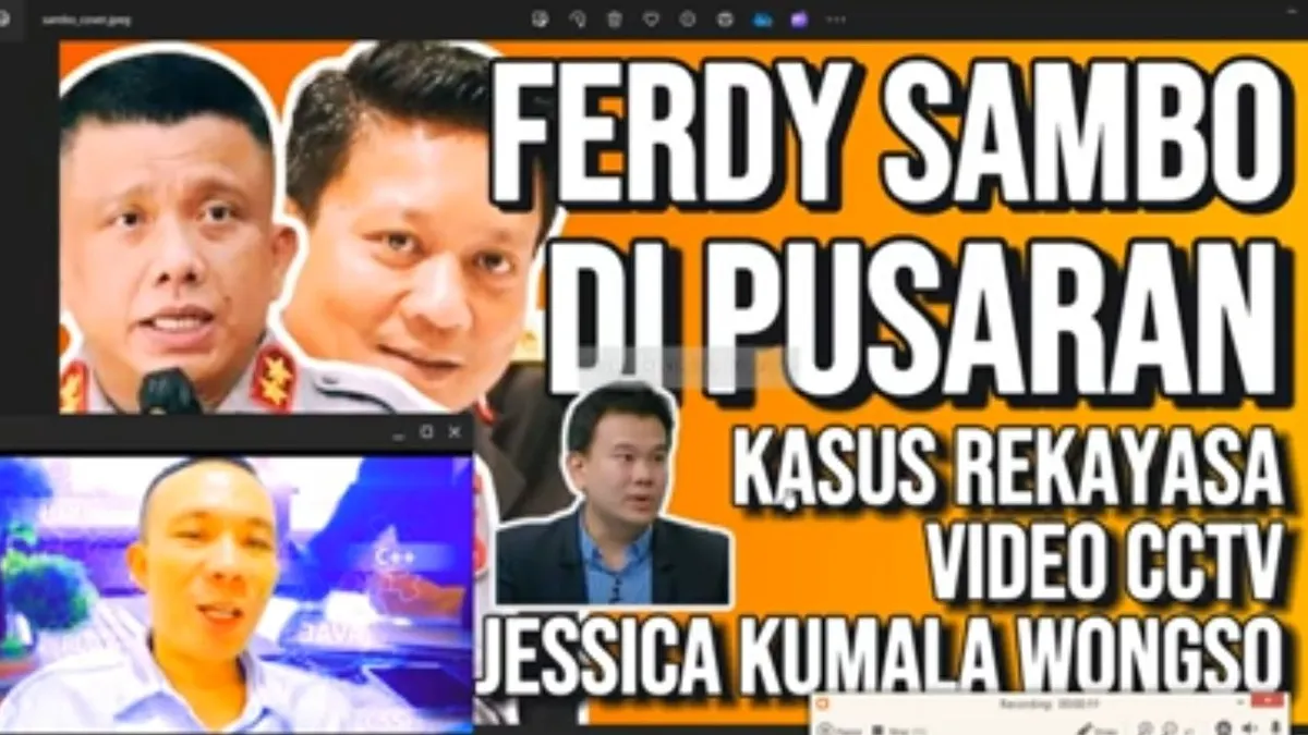 Rismon Sianipar mengatakan bahwa sosok Ferdy Sambo diduga ikut andil dalam rekayasa CCTV kasus Jessica Wongso.