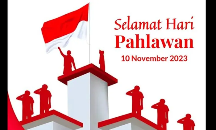 Ilustrasi jumlah Korban Perang 10 November&nbsp;di Hari Pahlawan.