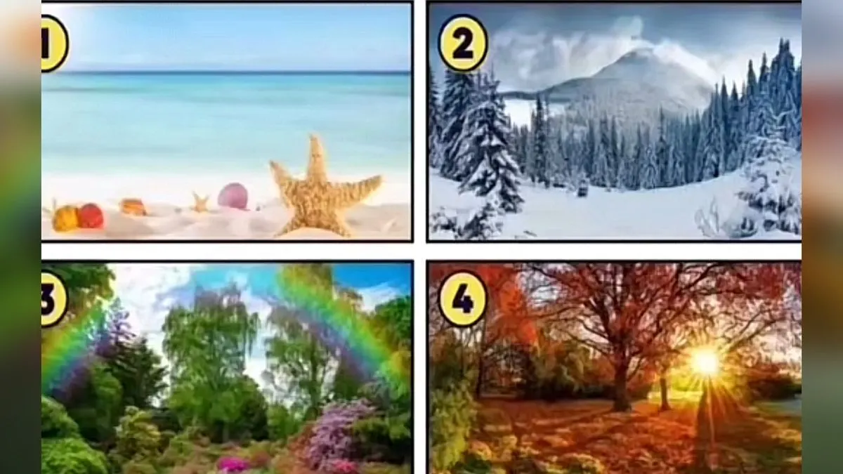 Kamu hanya tinggal memilih satu gambar musim yang paling disukai, dan simak penjelasan tipe kepribadian di baliknya.