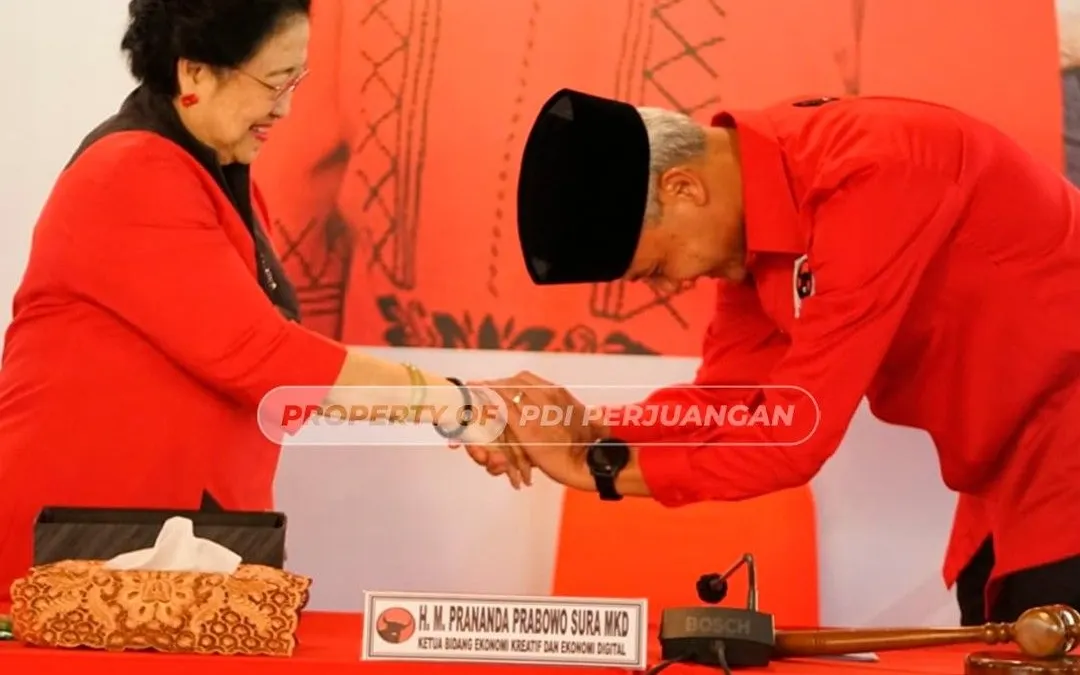 Megawati Soekarnoputri dan Ganjar Pranowo