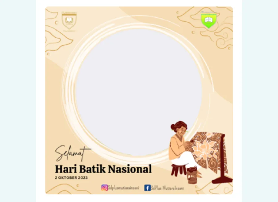 Link twibbon Hari Batik Nasional 2023