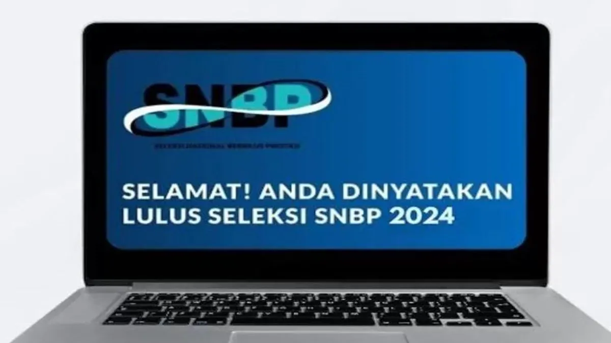 Tampilan pengumuman SNBP 2024