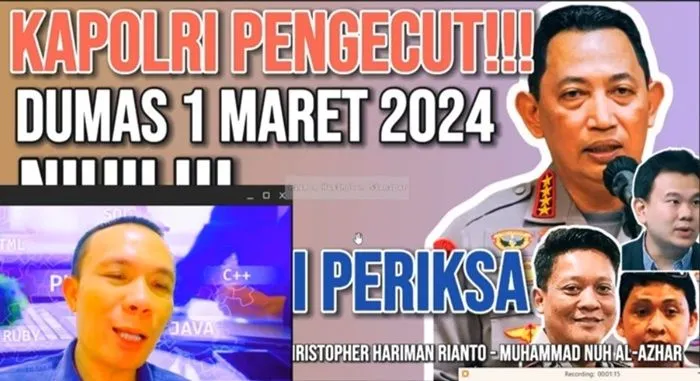 Laporan Dumas Soal Rekayasa Kasus Jessica Wongso Nihil, Rismon Sianipar ke Kapolri: Kau Pengecut Banci Tak Berani Periksa Krishna Murti