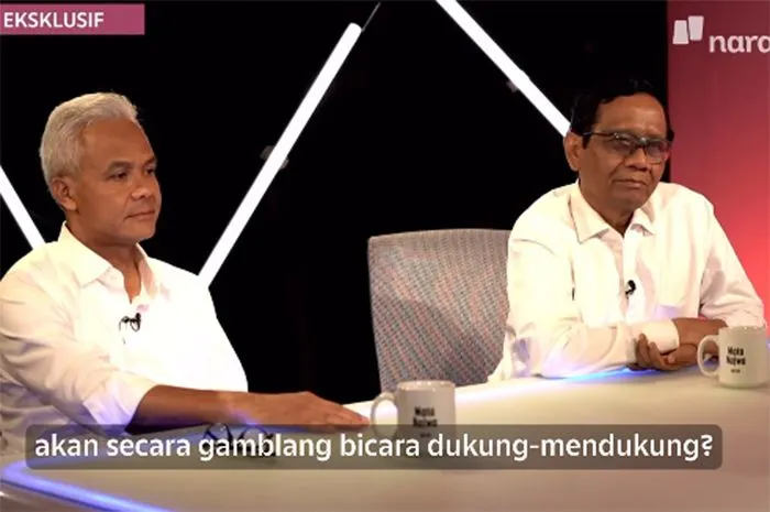 Mahfud MD dan Ganjar Pranowo