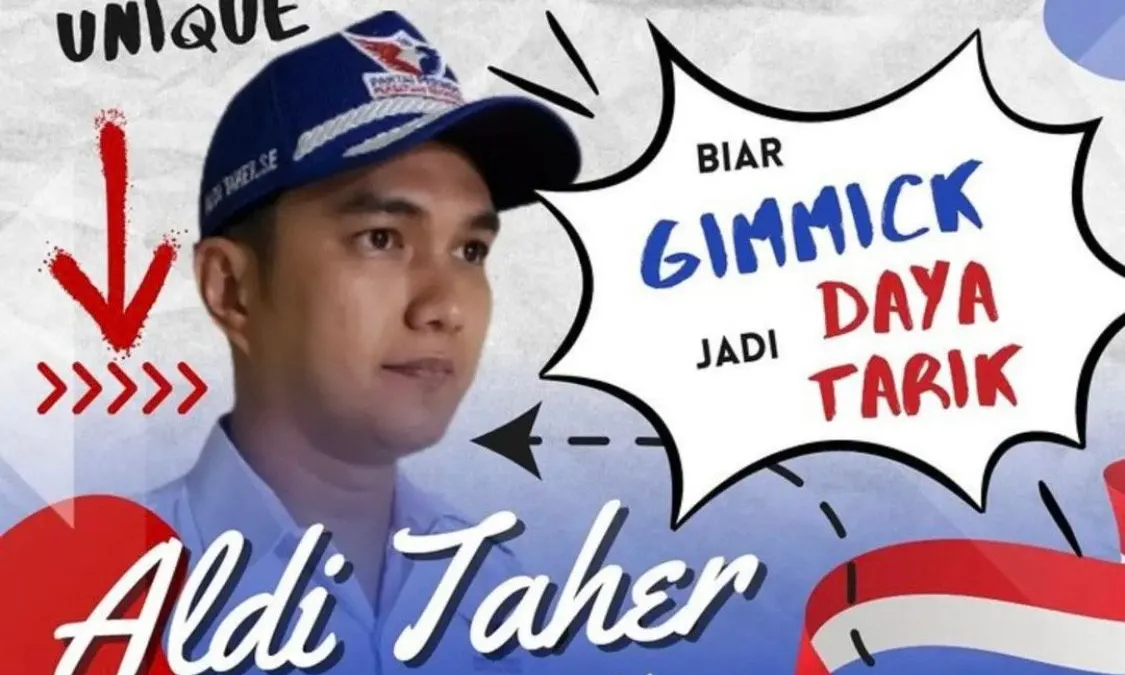 Viral Aldi Taher Nyaleg 