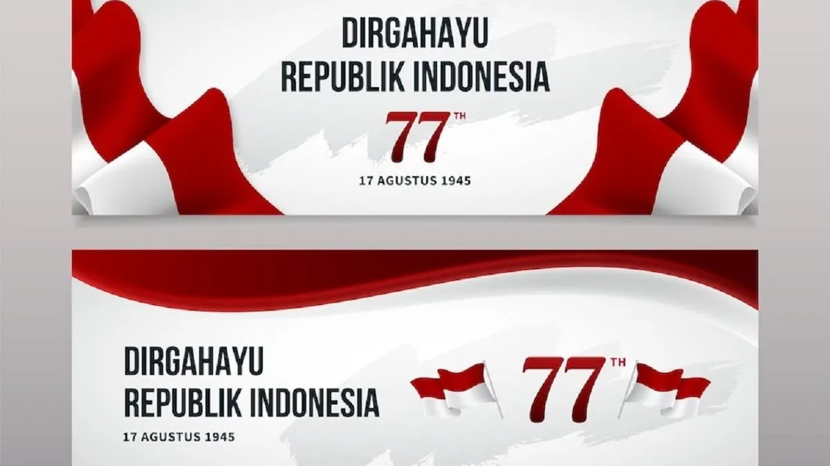 Menjelang Hari Kemerdekaan Indonesia, tak sedikit masyarakat yang mulai mencari desain banner 17 Agustus 2023.