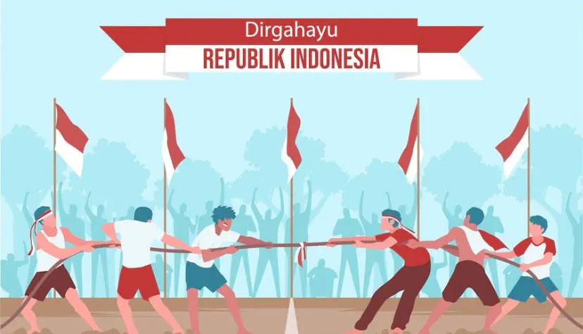 Ilustrasi pantun ucapan HUT RI ke-18 17 Agustus 2023.