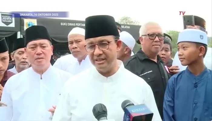 Meski Sering Dikritisi Anies Baswedan Hadir dalam Pemakaman Gembong Warsono, Kenang Momen Ini