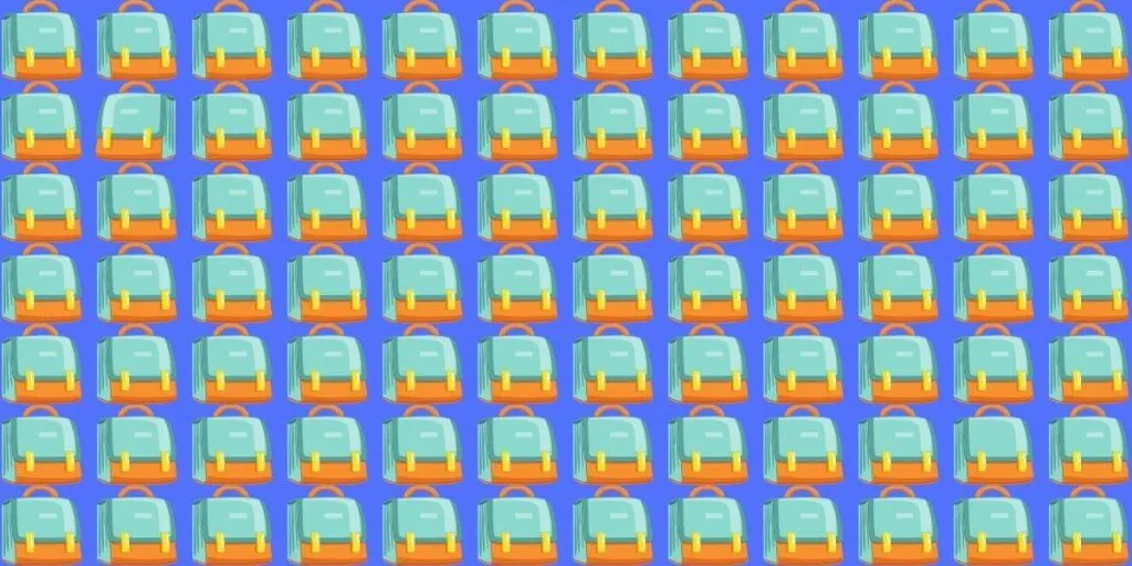 Tes Penglihatan: Bisakah Kamu Menemukan Berapa Tas Sekolah yang Berbeda pada Gambar Ilusi Optik Ini?