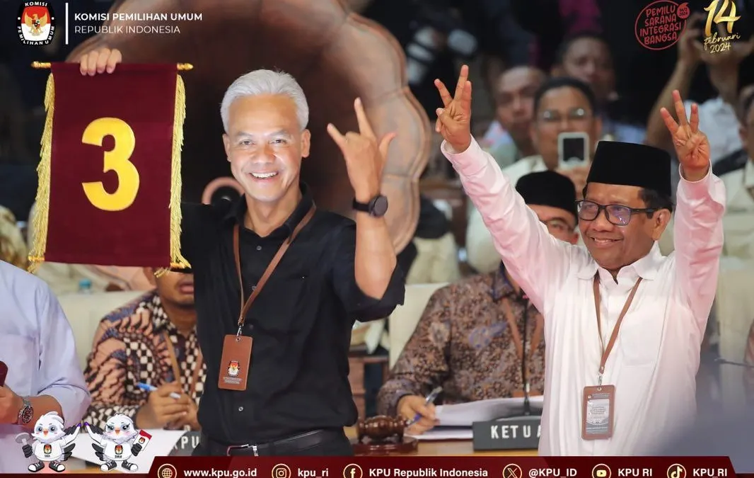Kampanye Hari Pertama Pasangan Ganjar &ndash; Mahfud akan Dilakukan di Aceh dan Papua (instagram @kpu_ri)