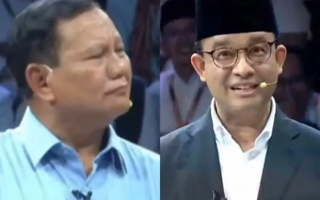 Anies Baswedan yang menghadirkan ayah dari Harun Al Rasyid, korban tewas akibat kerusuhan pada demo hasil Pilpres 2019 lalu.