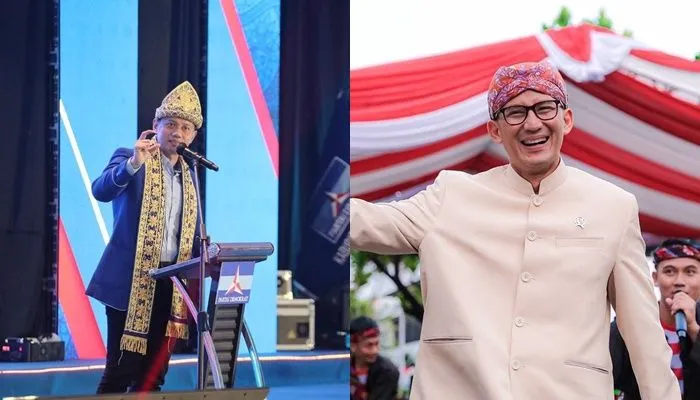 Agus Harimurti Yudhoyono (AHY) dan Sandiaga Uno