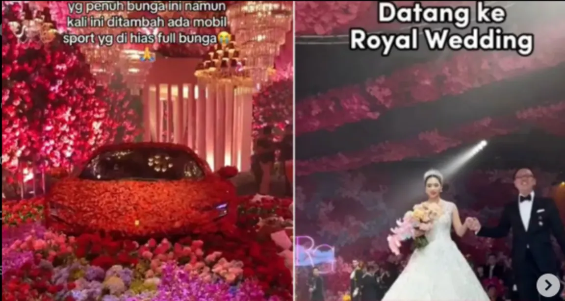Viral pernikahan royal wedding Ryan Harris dengan gadis cantik bernama Gwen Ashley Widodo.