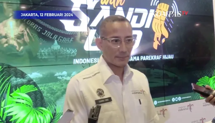 Menteri Pariwisata dan Ekonomi Kreatif, Sandiaga Uno