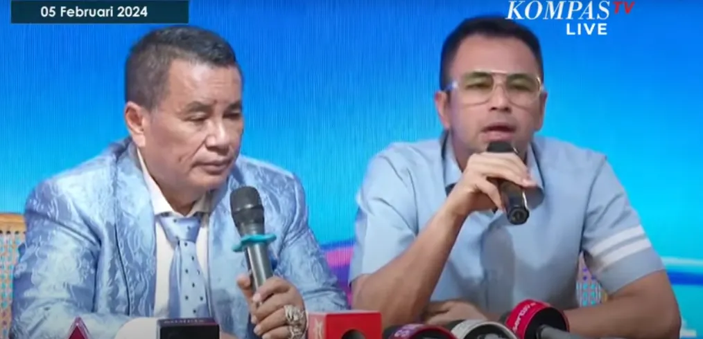 Raffi Ahmad didampingi Hotman Paris klarifikasi dugaan pencucian uang 