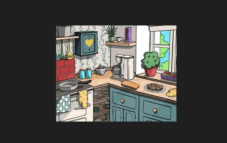 Tes Ilusi Optik: Temukan Tikus di Dapur dalam 15 Detik