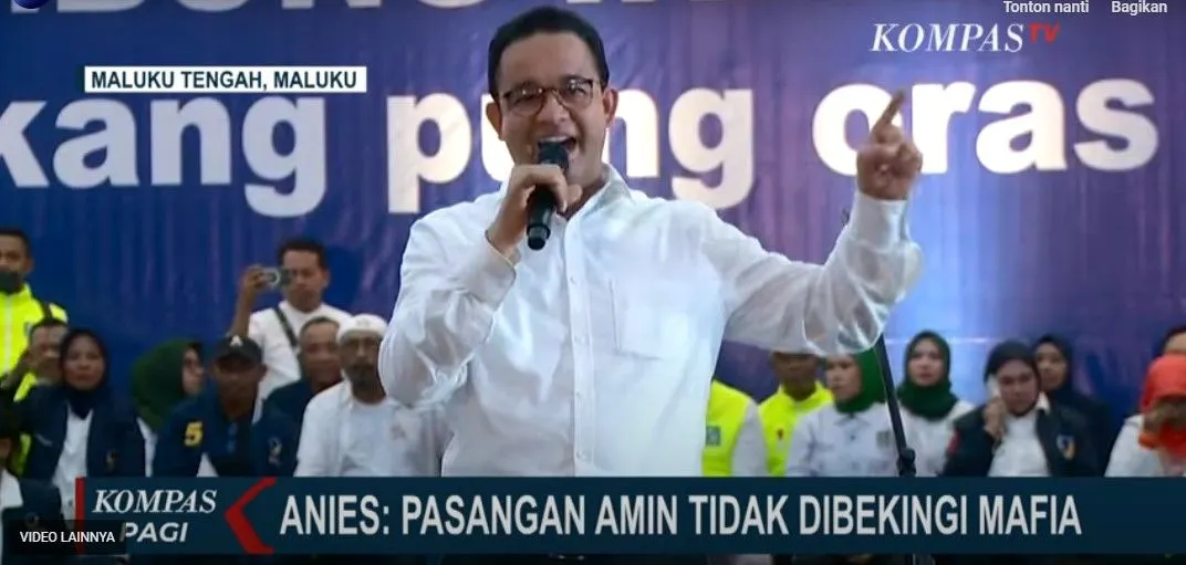 Anies Baswedan blak-blakan dirinya tidak dukung mafia melainkan 