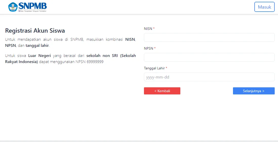 Ada beberapa alasan umum mengapa kamu mungkin mengalami kesulitan atau tidak bisa daftar akun SNPMB 2024.