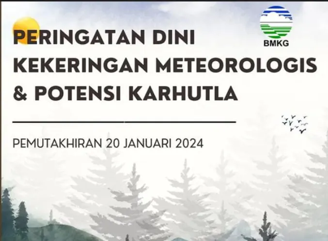 BMKG Beri Peringatan Dini Kekeringan dan Karhutla di Indonesia