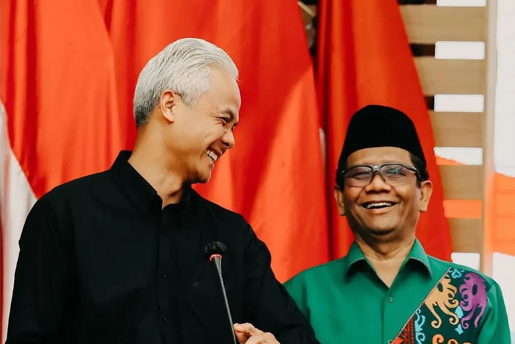 Ganjar Pranowo dan Mahfud MD
