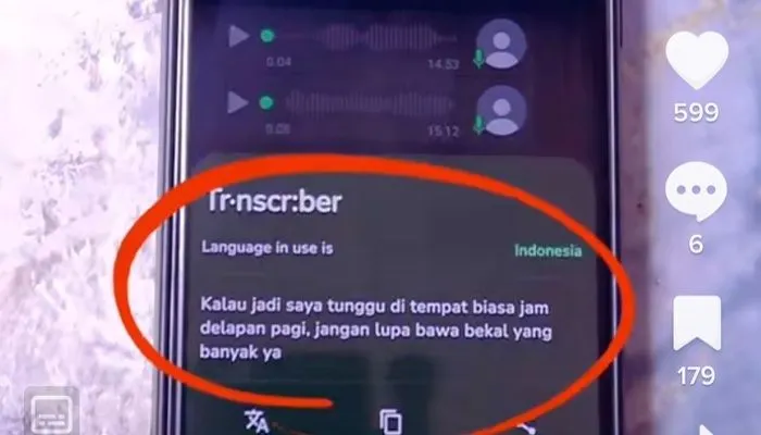 Cara Ubah Voice Note WhatsApp jadi Sebuah Teks