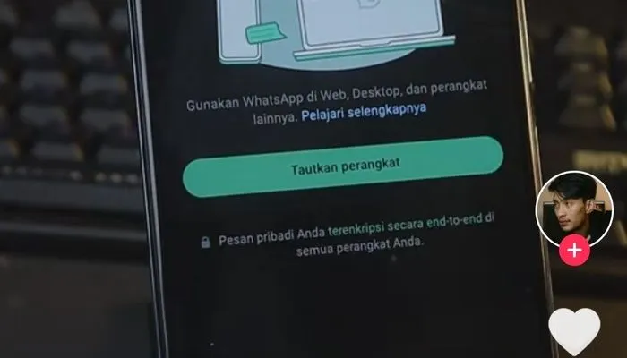 Tautkan perangkat WhatsApp ke WA Web