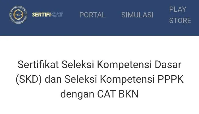 Link download untuk mencetak sertifikat CAT SKD CPNS 2023 serta cara mengecek skor hasil ujian penting untuk diketahui.