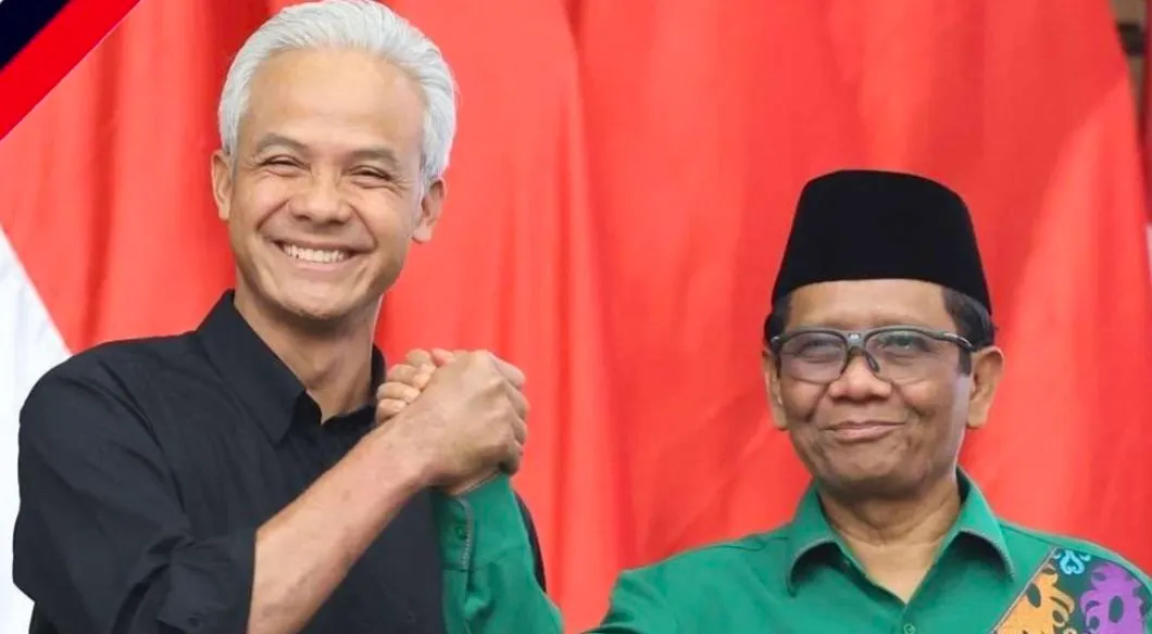 Ganjar Pranowo dan Mahfud MD