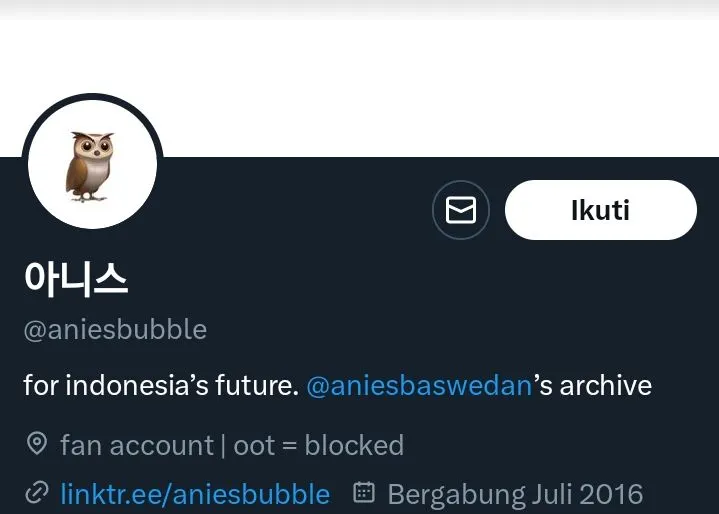 Anies Bubble