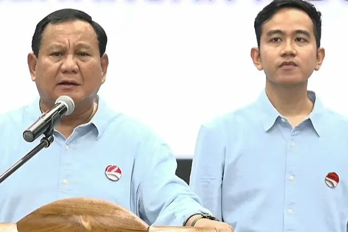 Prabowo Subianto dan Gibran Rakabuming Raka