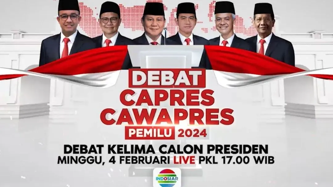 Link Live Streaming Debat Kelima Capres 2024