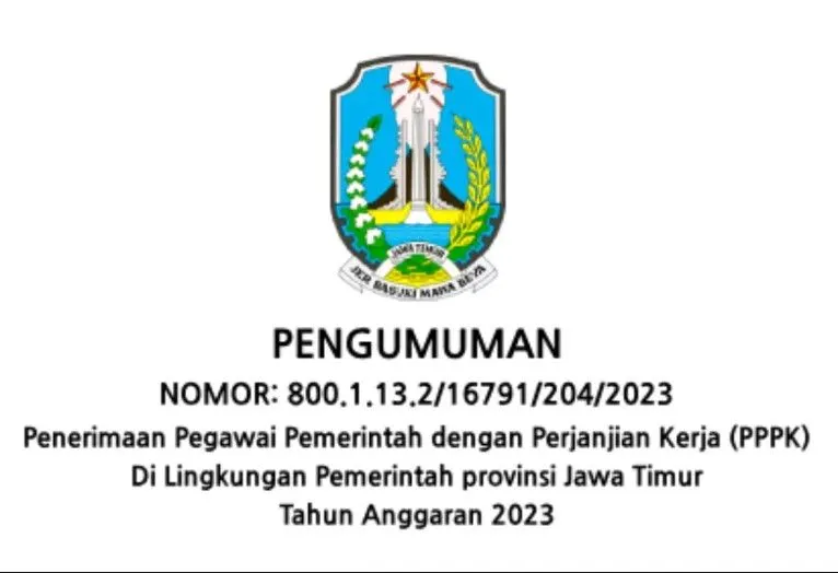 PPPK Pemprov Jatim 2023