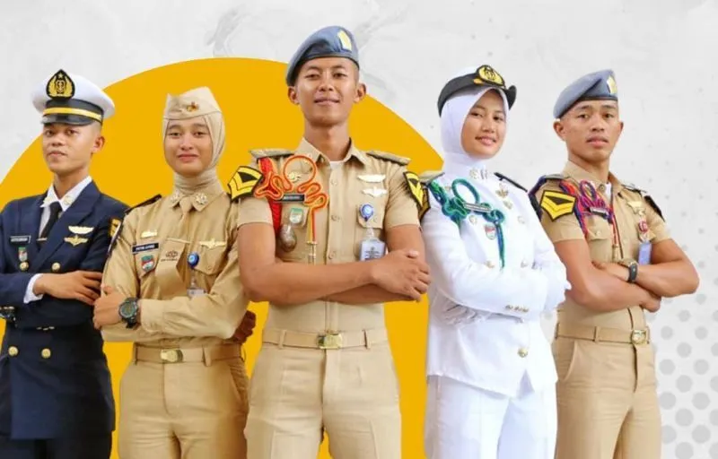 Ilustrasi Siswa Sekolah Kedinasan