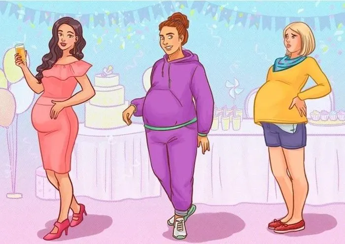 Tes IQ: Manakah di Antara 3 Wanita Ini yang Tidak Hamil? Temukan Jawabannya dalam Waktu 10 Detik