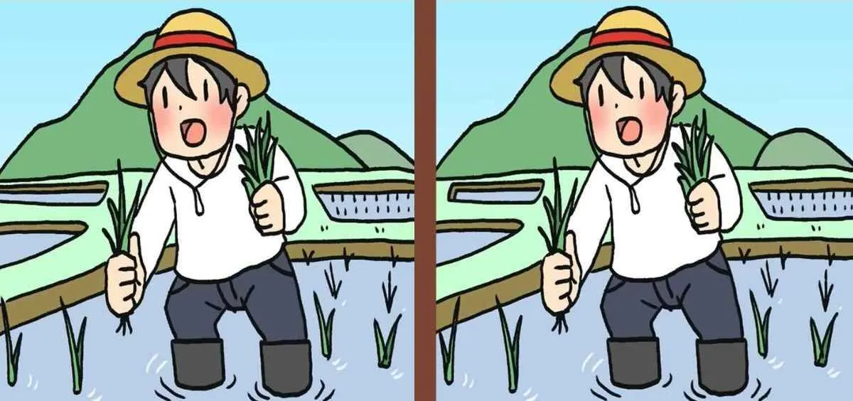 Tes Penglihatan: Temukan 3 Perbedaan di Gambar Petani dalam Waktu 15 Detik!