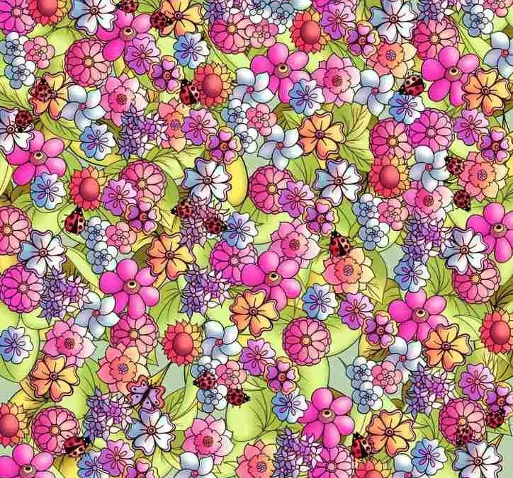 Tes IQ: Temukan Kupu-kupu di Antara Kumpulan Bunga Warna-warni dalam 9 Detik, Yakin Bisa? Uji Kejelian Mata