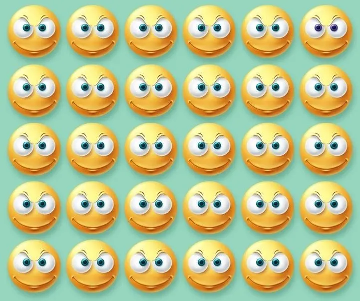 Tes Penglihatan: Temukan Emoji yang Berbeda untuk Menguji Ketajaman Mata