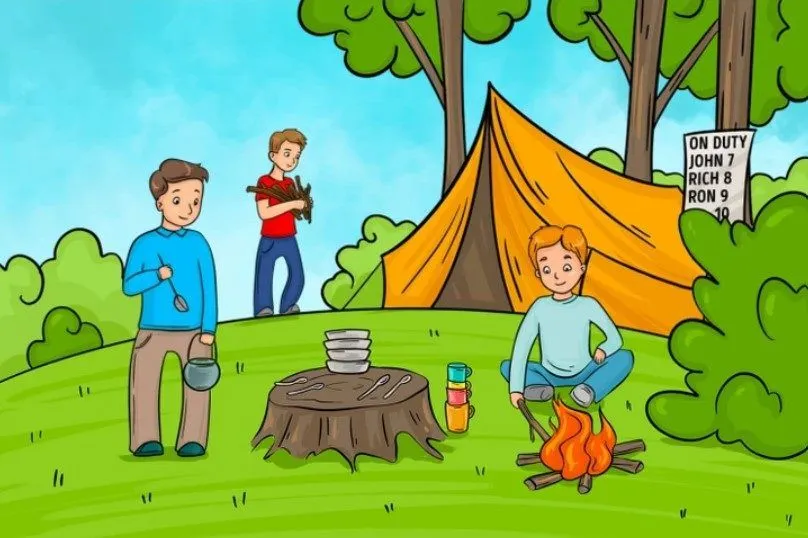 Tes IQ Menebak Berap Orang yang Sedang Camping