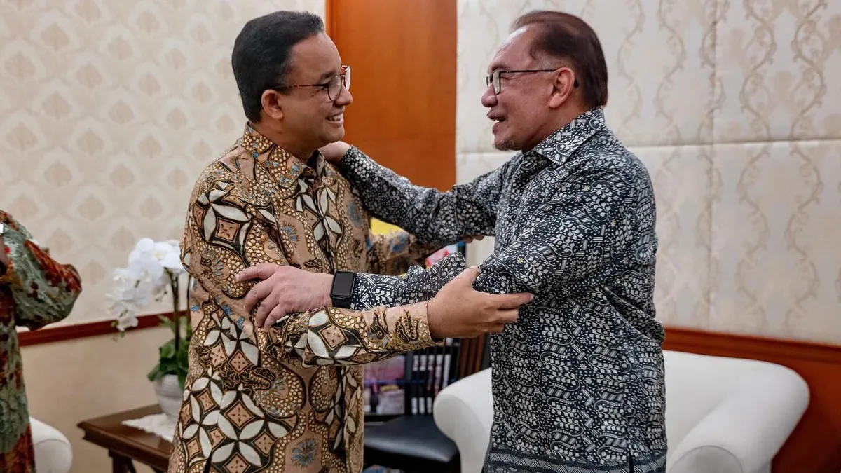 Bacapres Anies Baswedan dan PM Malaysia Dato&rsquo; Seri Haji Anwar Bin Ibrahim