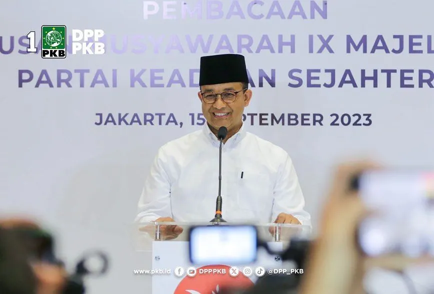 Bacapres Koalisi Perubahan untuk Persatuan Anies Baswedan