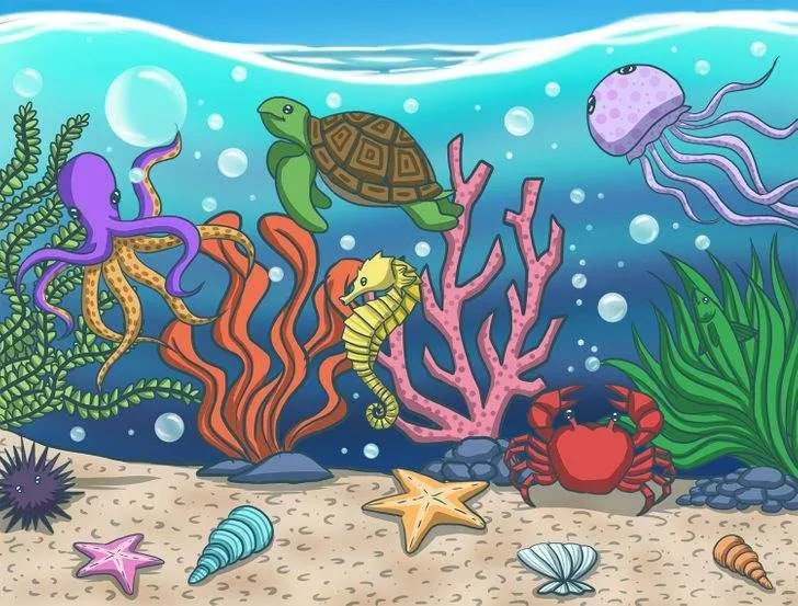 Ilusi Optik: Temukan Ikan yang Tersembunyi