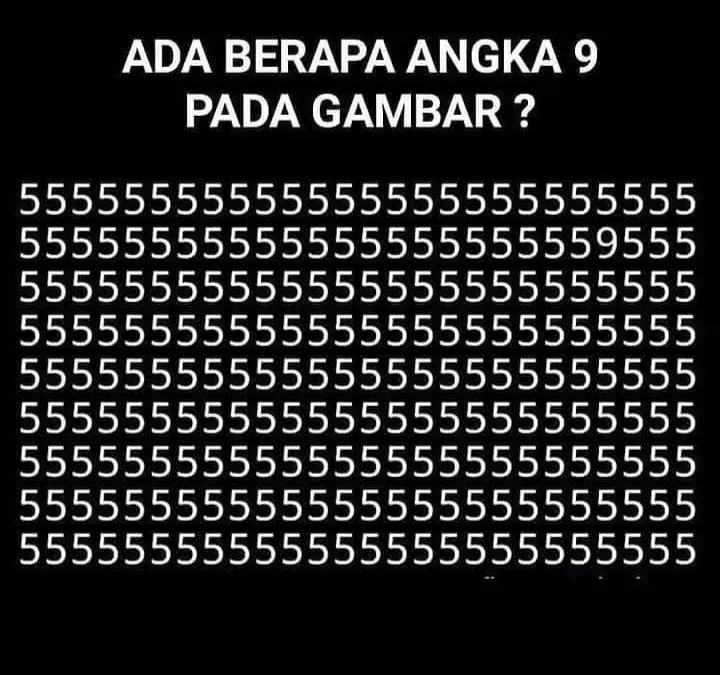 Tak hanya mata yang tajam, tes penglihatan ini mengajak kamu untuk lebih fokus dalam memperhatikan sebuah gambar.