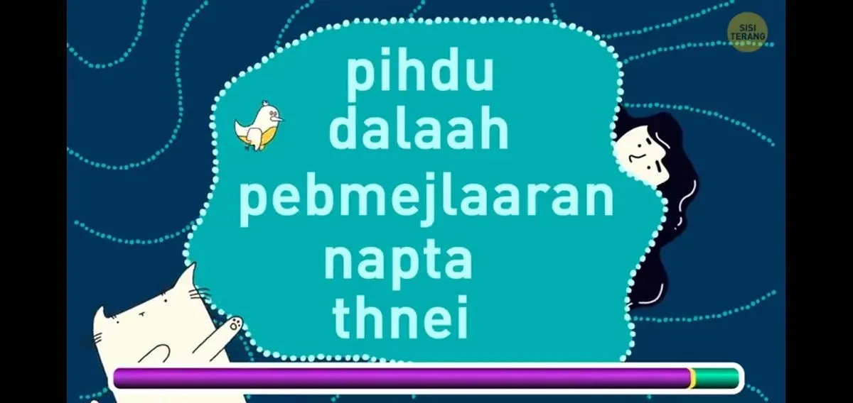 Tes IQ kali ini akan mengajak kamu untuk merangkai huruf-huruf acak menjadi sebuah kalimat. Jadikan kalimat motivasi ya.
