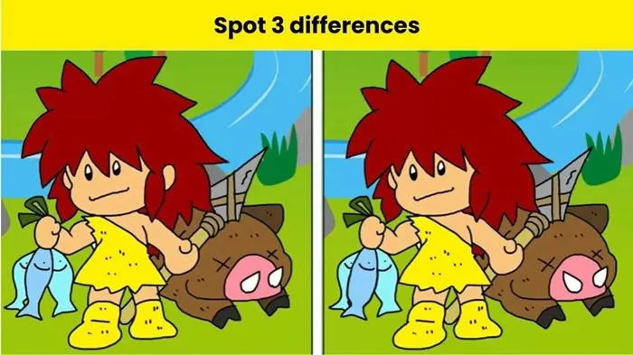 Tes IQ: Ayo Bermain Teka-teki! Temukan 3 Perbedaan pada Gambar Manusia Purba, Buktikan Seberapa Mahir Kemampuan Observasimu