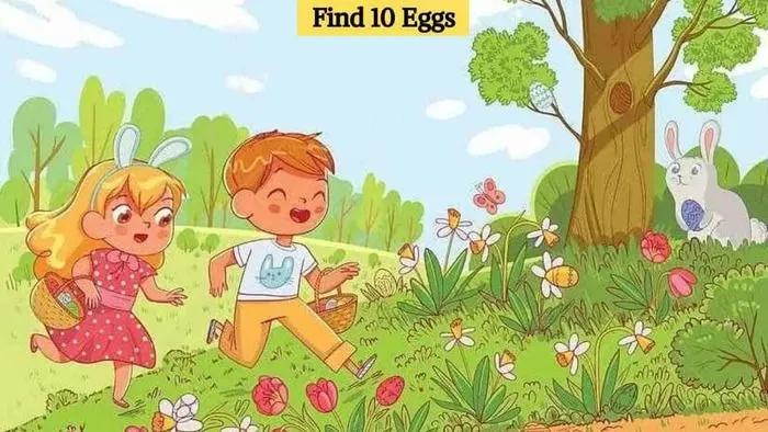 Tes IQ: Coba Tentukan Keberadaan 10 Telur pada Gambar Ini, Jawab dalam Waktu 20 Detik!