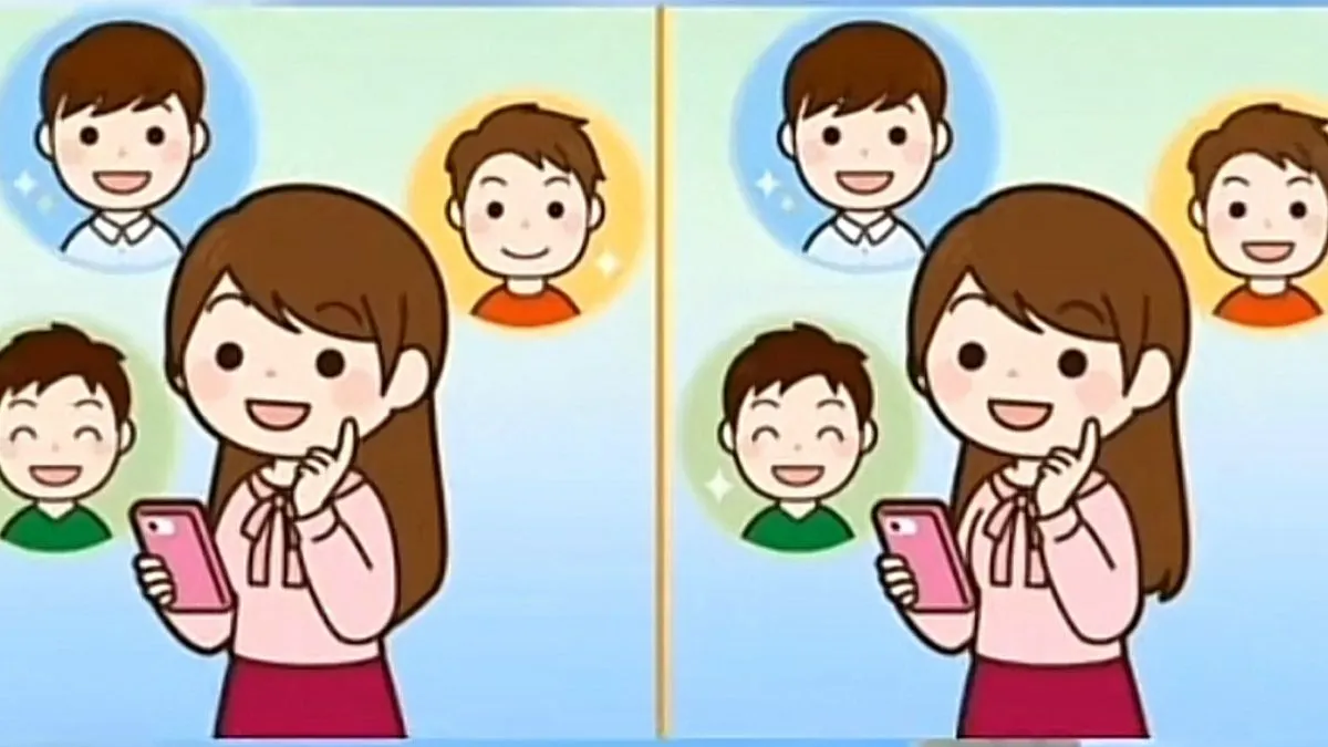Meski kelihatannya mudah, namun sebenarnya tes IQ berupa teka-teki bergambar ini cukup menguras pikiran, seperti mencari perbedaan gambar.